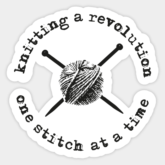 Knitting A Revolution Sticker by Lili O' Riot